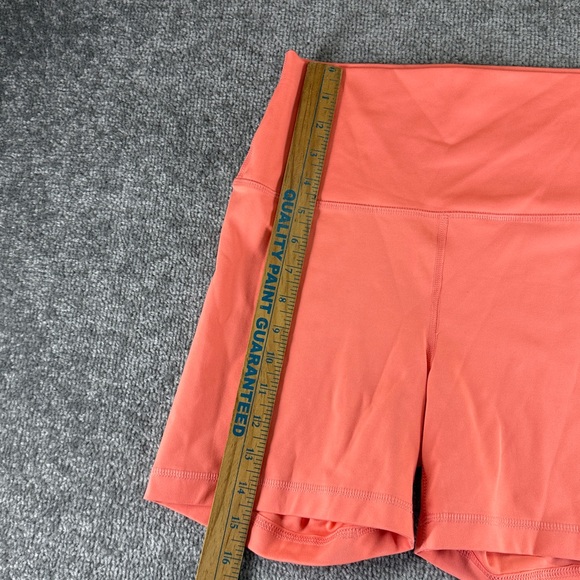 NWT Yogalicious Lux Everyday 5” Shorts Athletic Active Yoga Work Orange Womens M - Picture 2 of 9